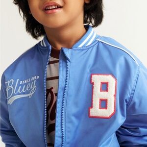 Cotton On Bluey Jacket Varsity Kids Size 3T 4T Disney NWT Toddler Spring School